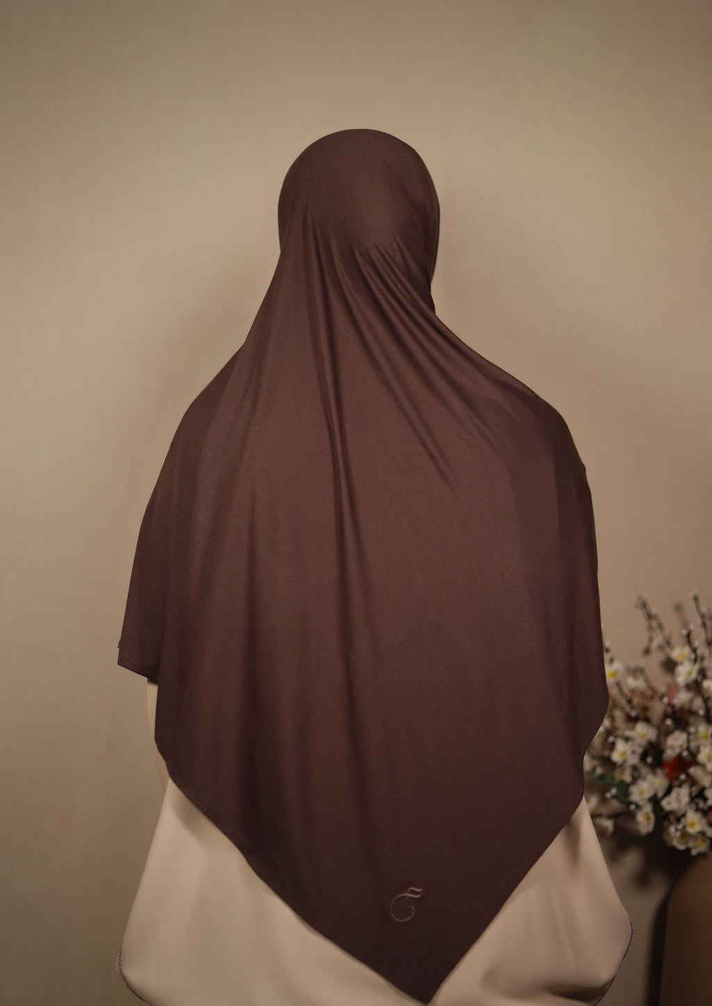Bamboo Jersey Hijab Brownie