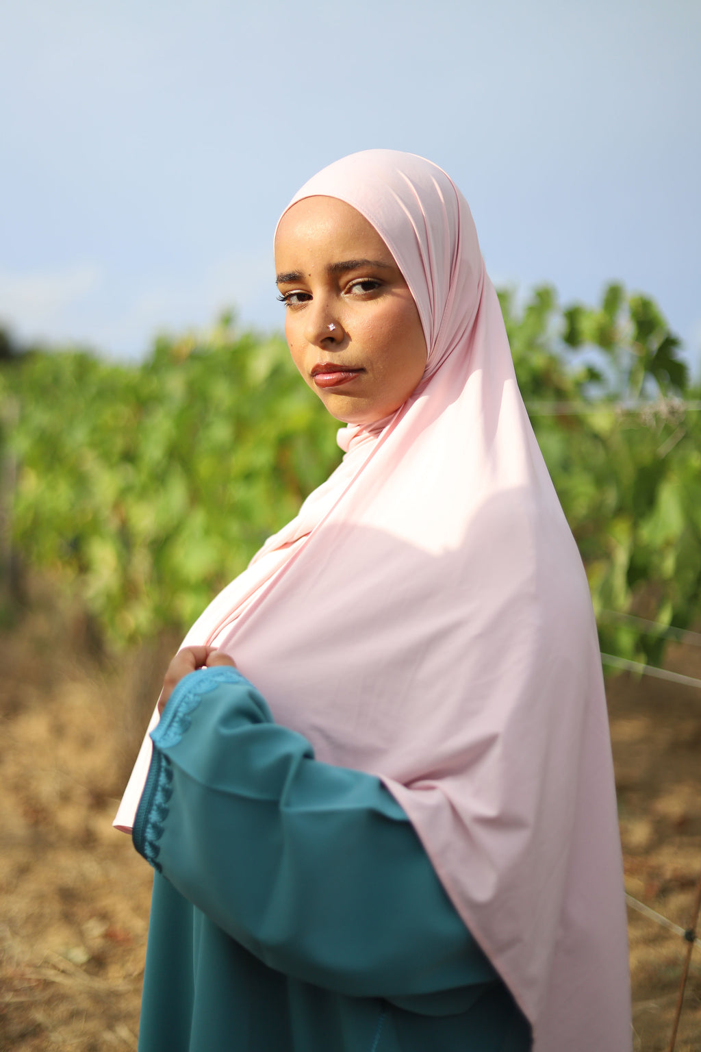 Liquid Jersey Hijab Pinky Blush