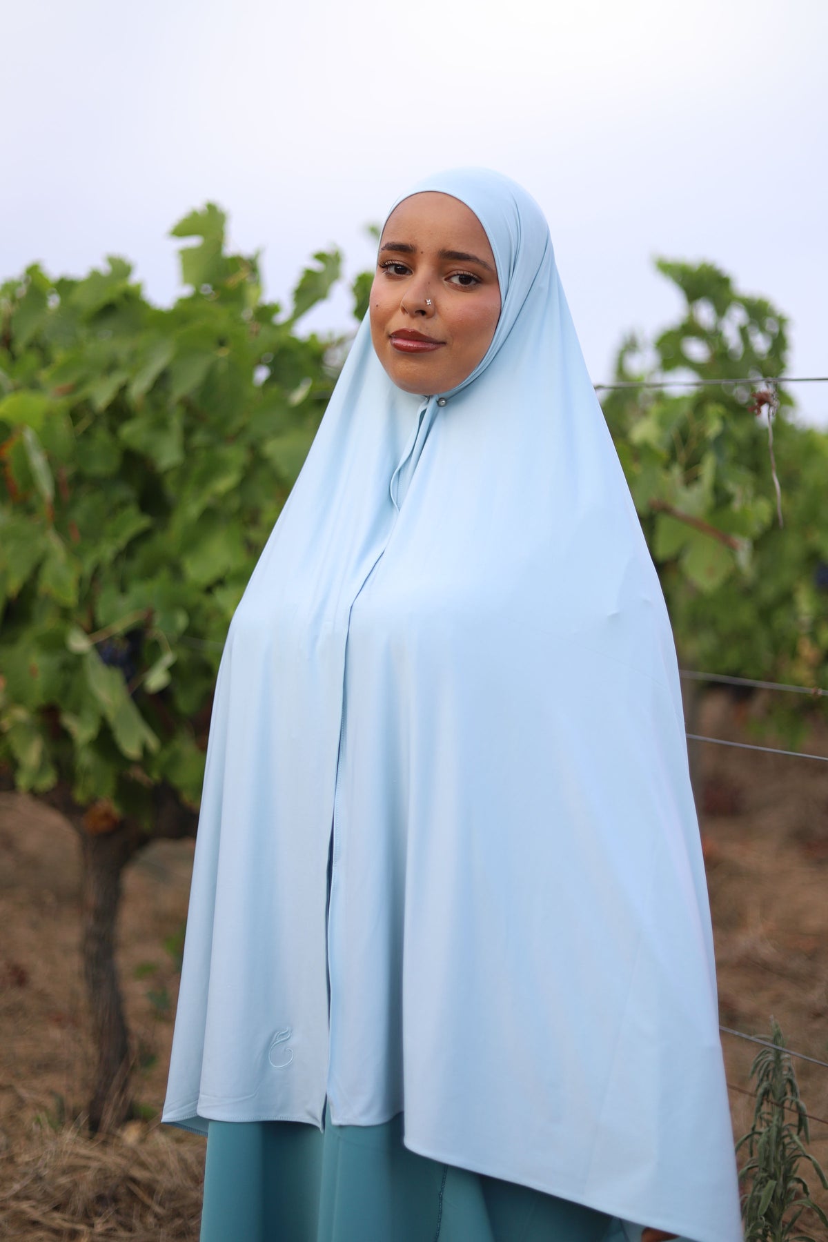 Liquid Jersey Hijab Baby Blue