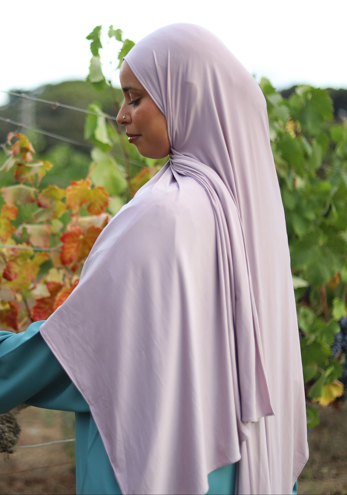 Liquid Jersey Hijab Lavanda