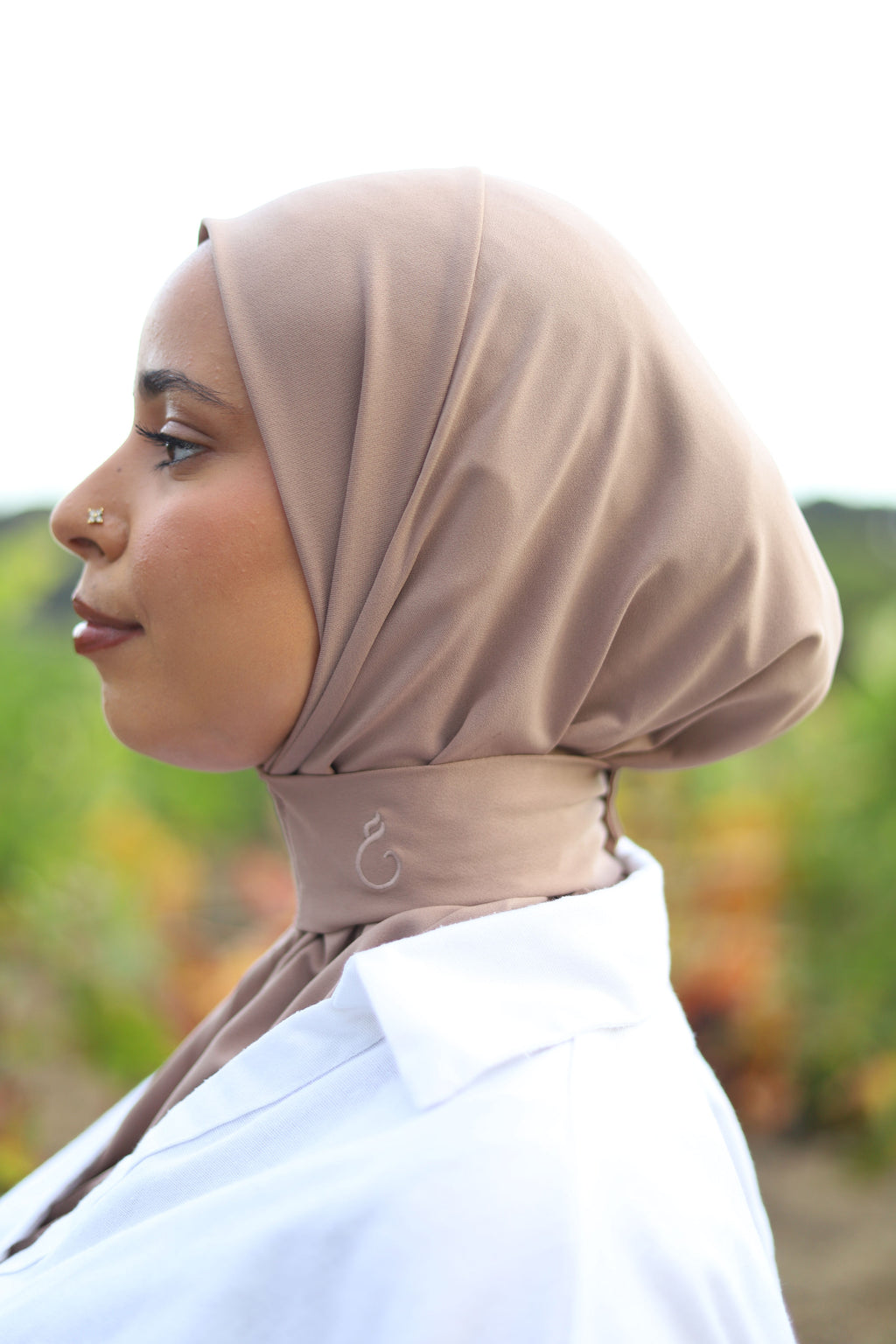 Instant Premium Jersey Hijab Qahwa