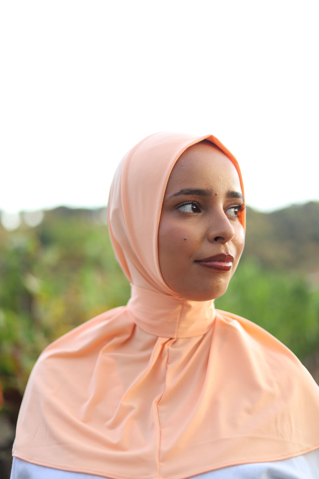 Instant Premium Jersey Hijab Burtuqal