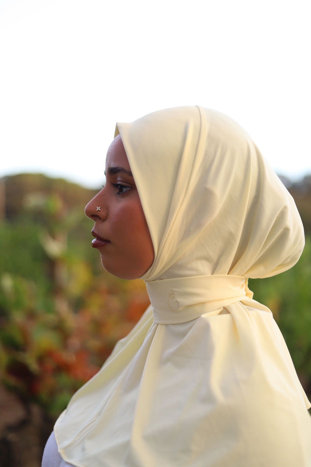 Instant Premium Jersey Hijab Vanilla