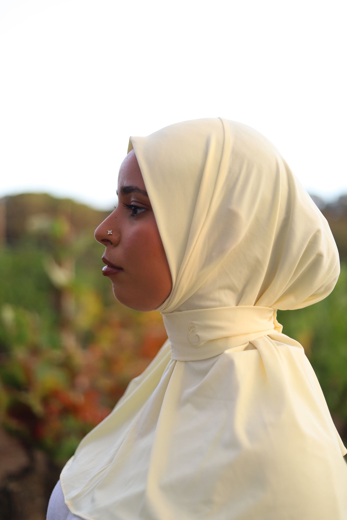 Instant Premium Jersey Hijab Vanilla