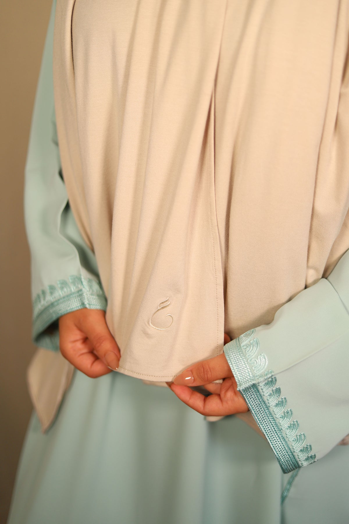 Bamboo Jersey Hijab Crème