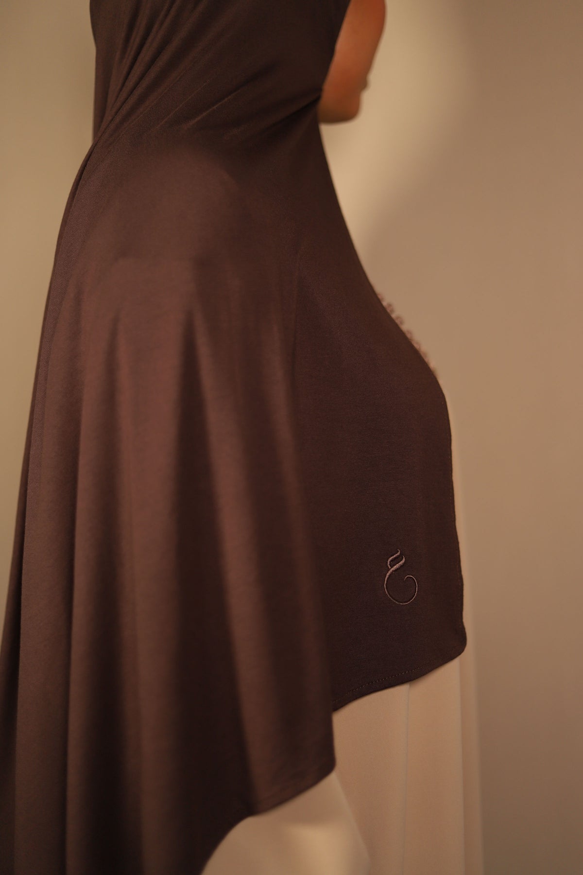 Bamboo Jersey Hijab Brownie